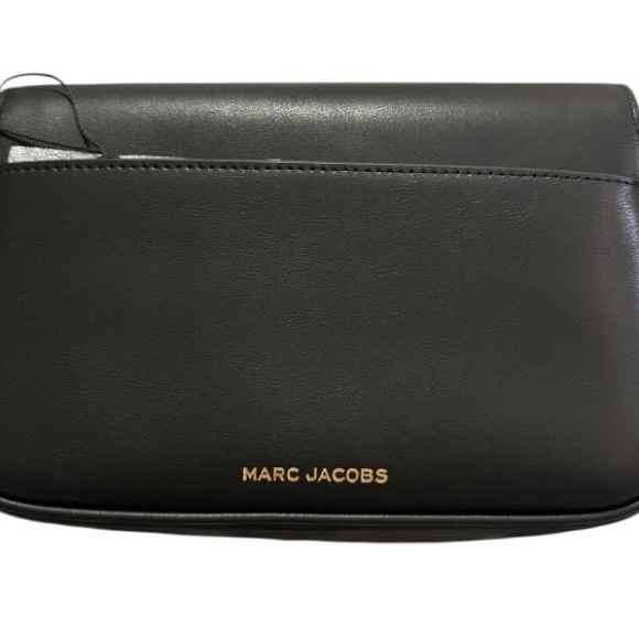 Marc Jacobs J Black Leather Crossbody Bag with gold chain - Picture 5 of 8